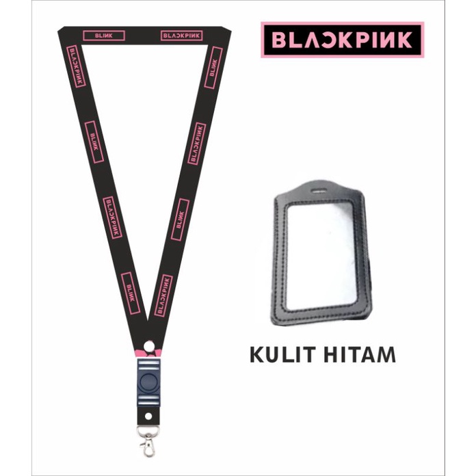 

Tali Id Card BlackPink / Lanyard blackpinkeu / Tali BLINK