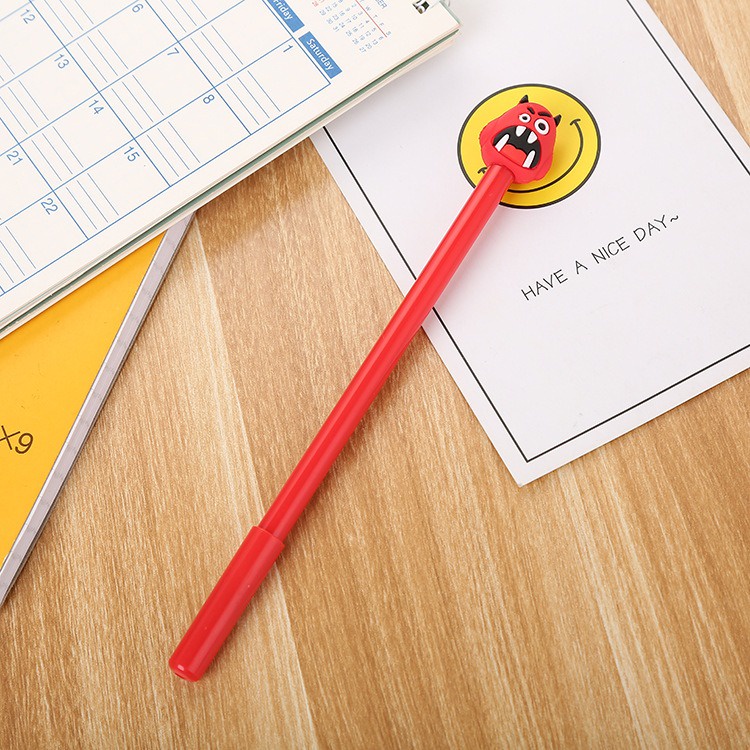 4pcs Pena Pen Pulpen Gel Set Tinta Cair Monster GM-ST0183