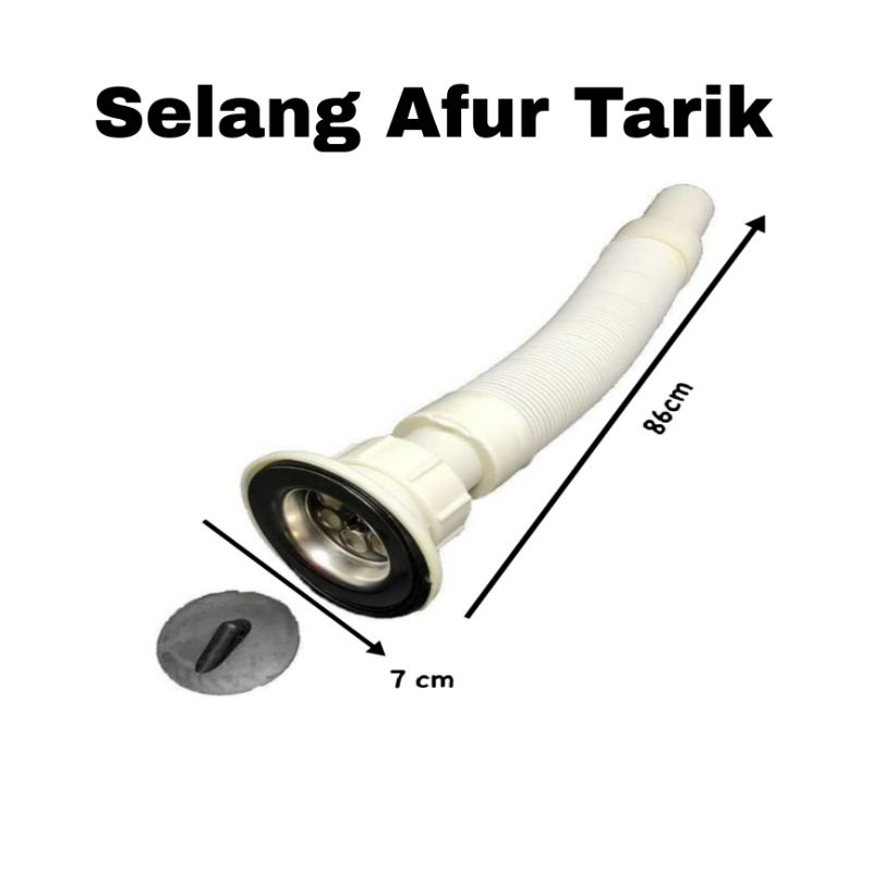 Selang Afur Tarik Fleksibel / Afur wastafel cuci tangan / Avur Plastik PVC