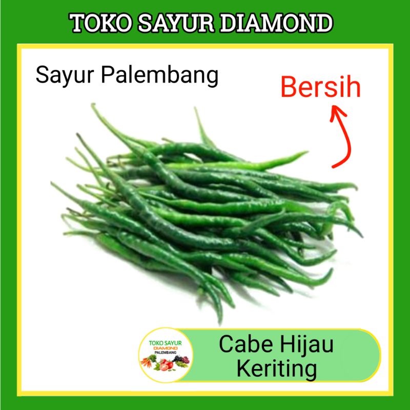 

Cabe Hijau Keriting Fresh - Palembang