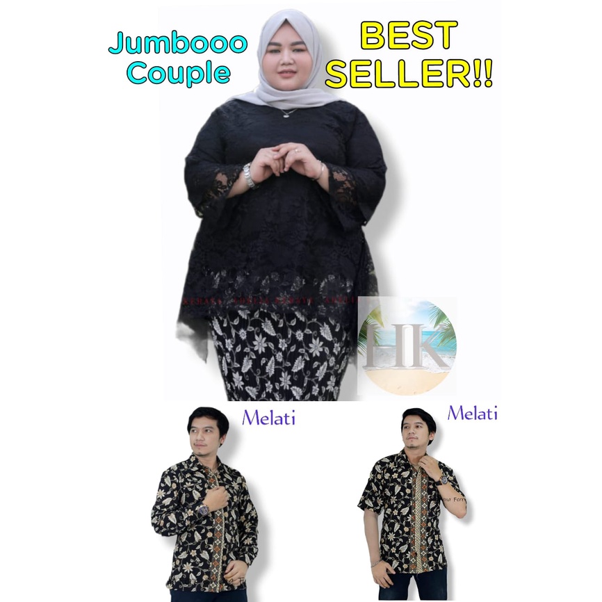BEST SELLER COUPLE‼️ BISA BEDA SIZE ‼️ COMBO HEMAT COUPLE JUMBO XXXLD 130 cm - KEBAYA COUPLE PASANGA