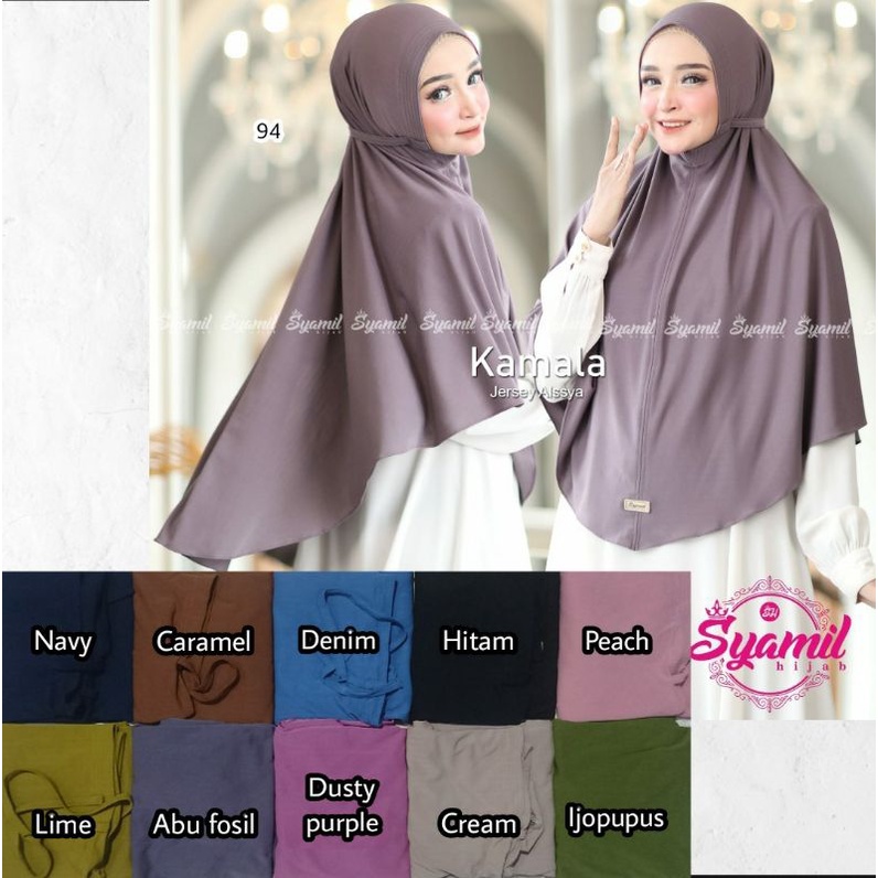 bergo tali jumbo irish/ bergo kamala jumbo syamil hijab