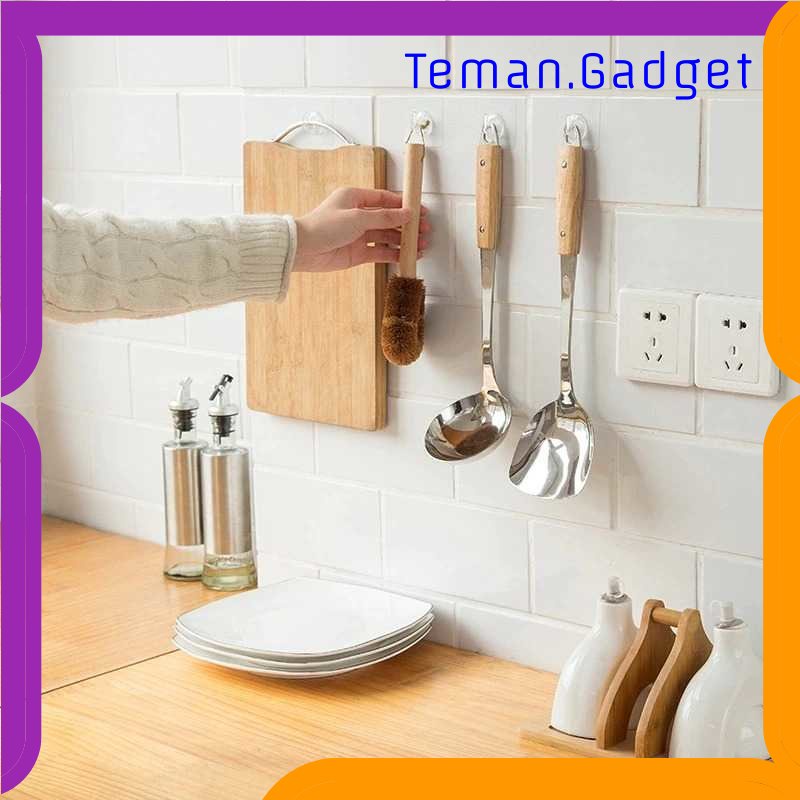 TG-RAK KITPIPI Rak Gantungan Hook Wall Hanger Organizer Adhesive 10 PCS - TC22