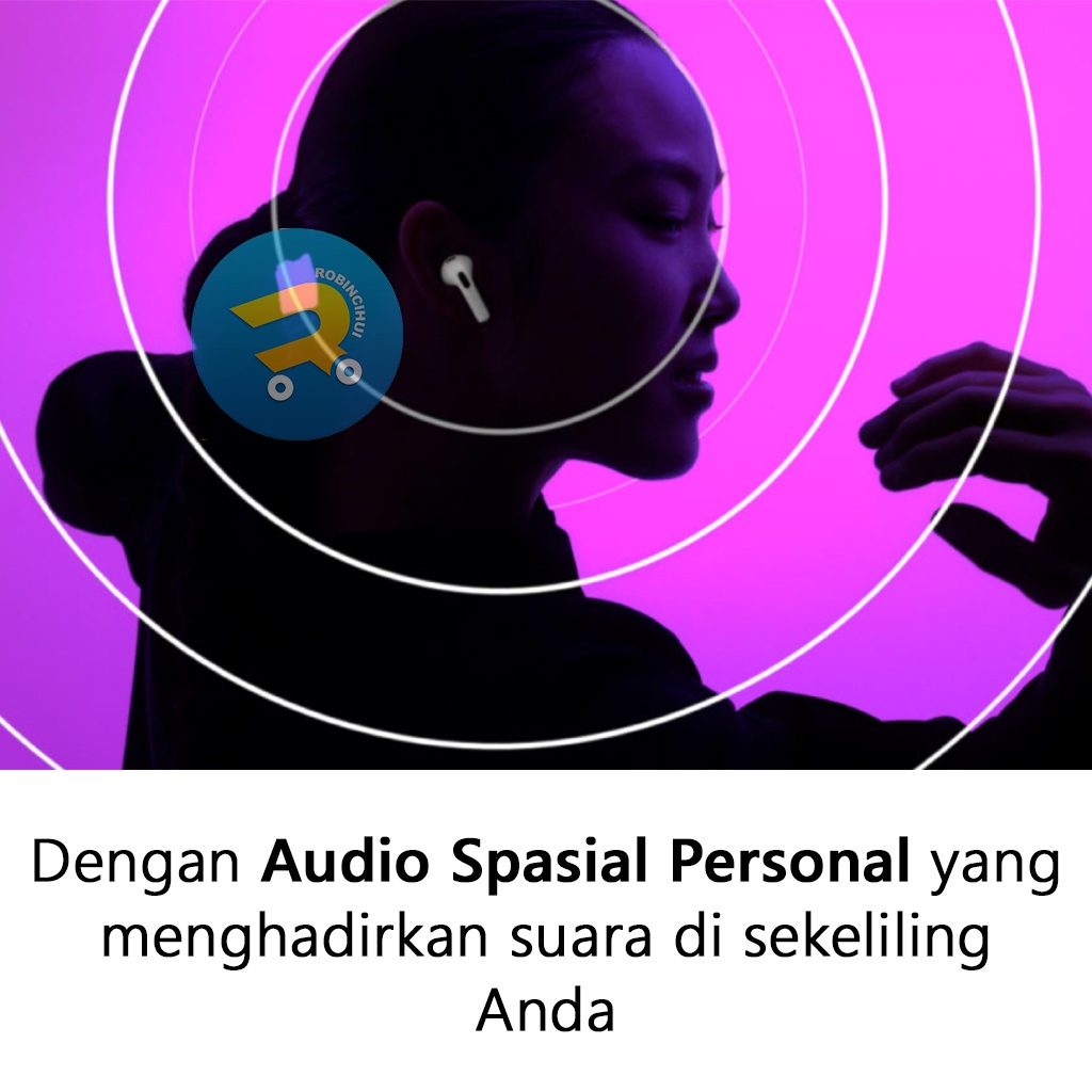 R-Pods 3nd Generation 2023 (Generasi ke tiga) Wireless Charging + Final Upgrade + IMEI/ SERIAL NUMBER VALID + NOISE CANCELLING - Headset IPH 7, 8, X, XR, XSMAX, 11, 12, 13, 14 - Earphone IPH - Handsfree IPH - Earbuds IPH