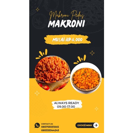 

Makroni Pedas Manis