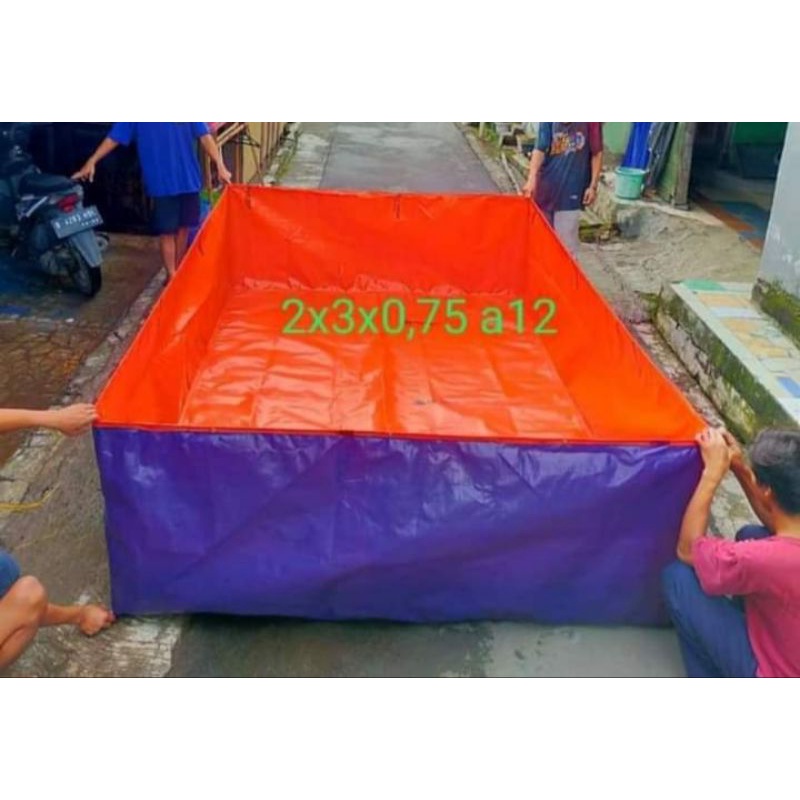 kolam terpal 2x3x75 A12