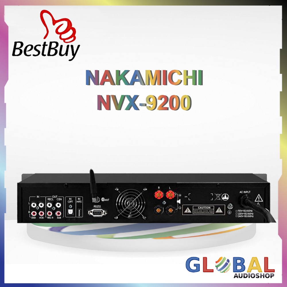 Nakamichi Karaoke Amplifier NVX9200 Digital NVX-9200 Garansi Resmi