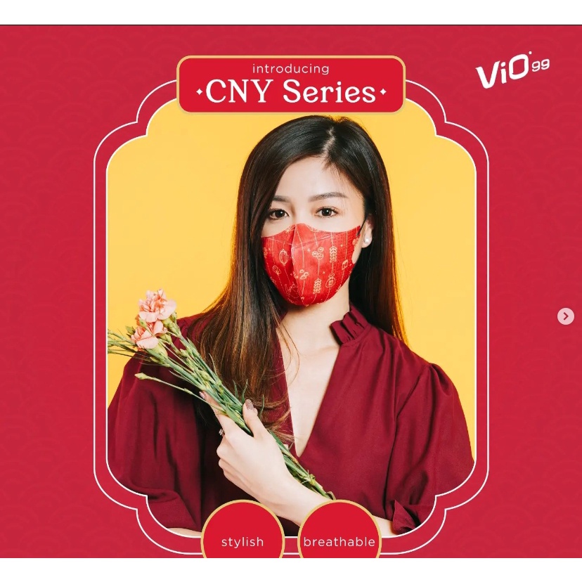 Masker Vio Duckbill Imlek Chinese New Year Edition