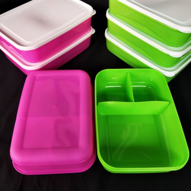 Lunch Box Sekat / Kotak Makan Plastik - KMP LB 900