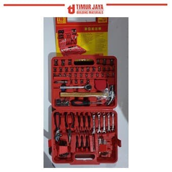 Lengkap Kenmaster Kunci Sok Set 110 Tool Kit Toolkit Kunci Sok Set