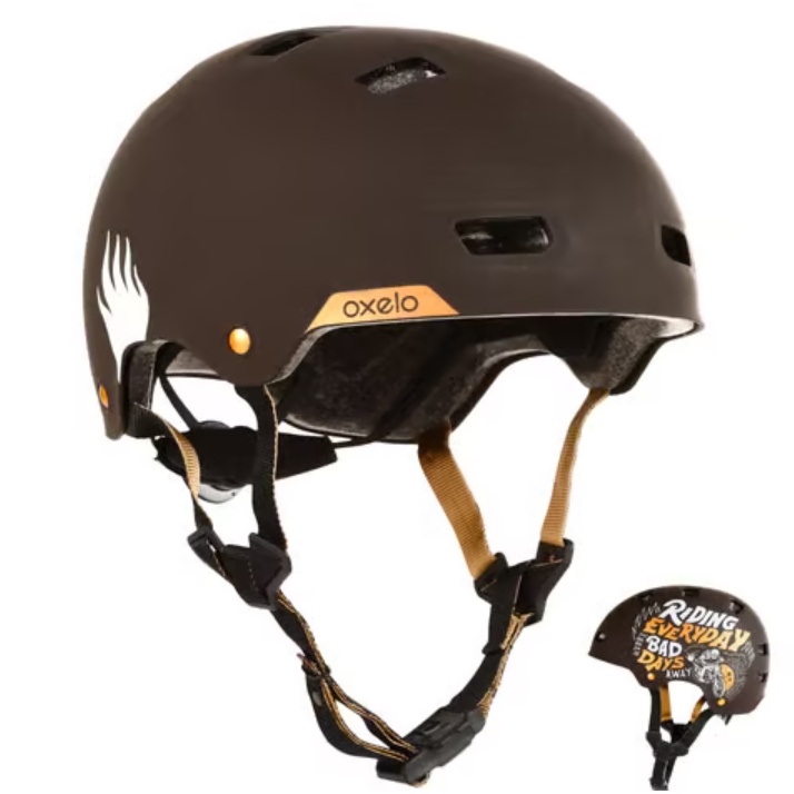 OXELO MF540 Helm Untuk Olahraga Skateboard Scooter Dewasa