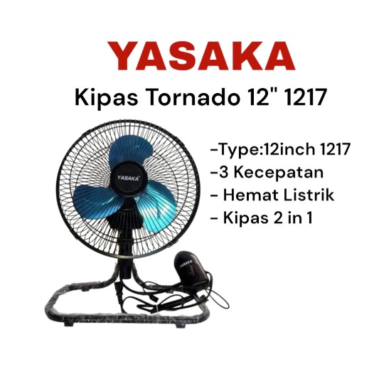 KIPAS ANGIN 12&quot; / DESKFAN 1217 2 IN 1 YASAKA