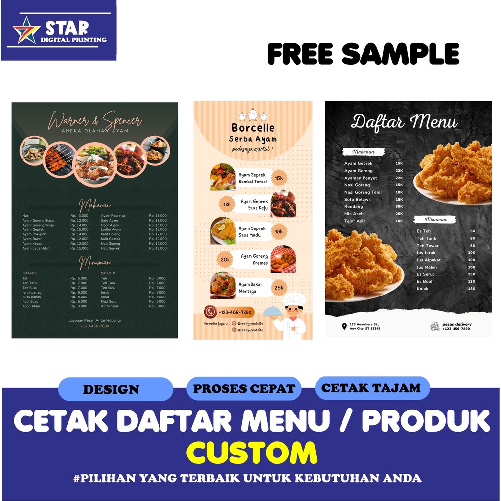 

Cetak Daftar Menu Bebas Design