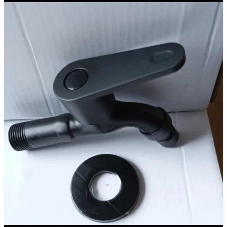 keran air tembok/keran mesin cuci/keran taman/keran wudhu hitam