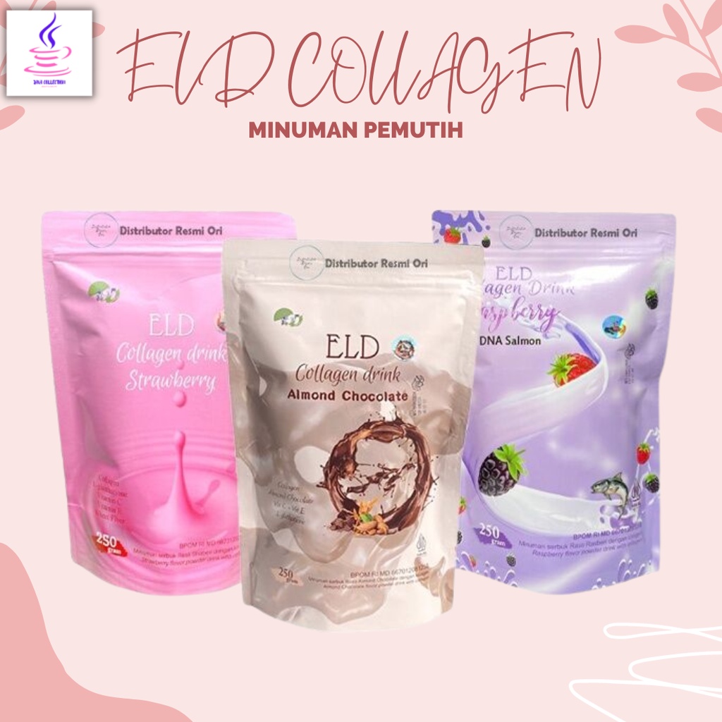 [125 GRAM] ELD COLLAGEN DRINK PEMUTIH &amp; PELANGSING AGEN RESMI