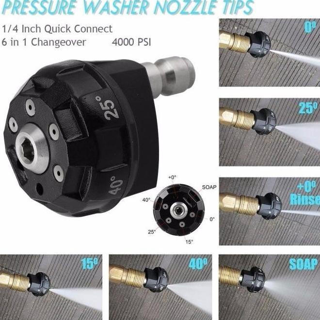 Set Alat Cuci Mobil Portable Jet Washer Water Spray Gun Cordless Lbx