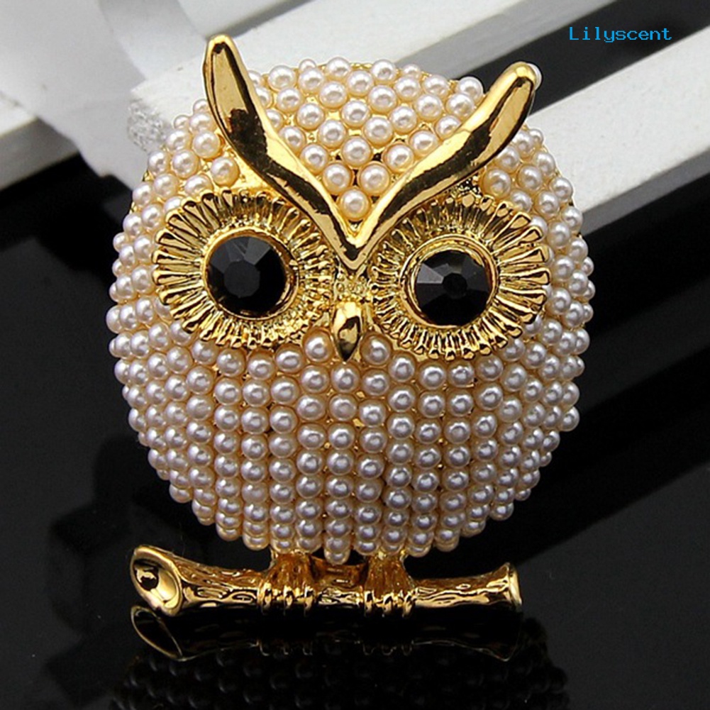 [LS] Hot Lovely Wanita Owl Hewan Bros Pin Pernikahan Pengantin Bros Perhiasan Hadiah Xmas