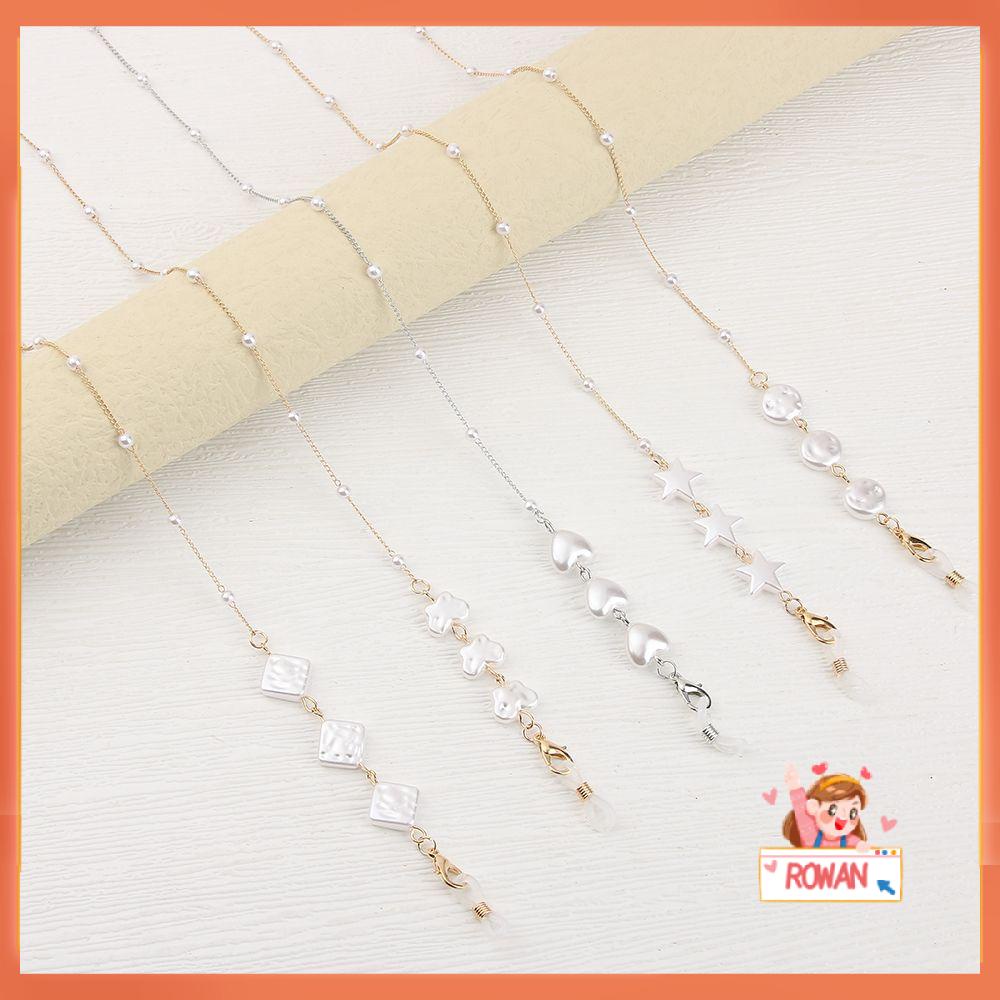 R-flower Glasses Chain Eyewear Accessories Kalung Mutiara Tali Kacamata