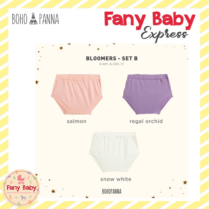 BOHOPANNA - BLOOMERS SET OF THREE - CELANA DALAM ANAK