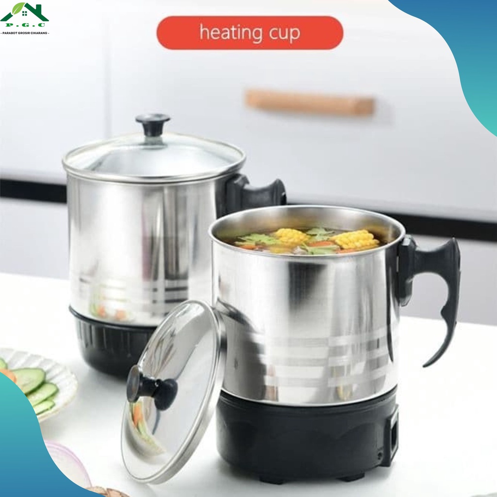 PGC-Mug Listrik 12cm Teko Pemanas Panci Masak Air Ketel Elektrik Multifungsi