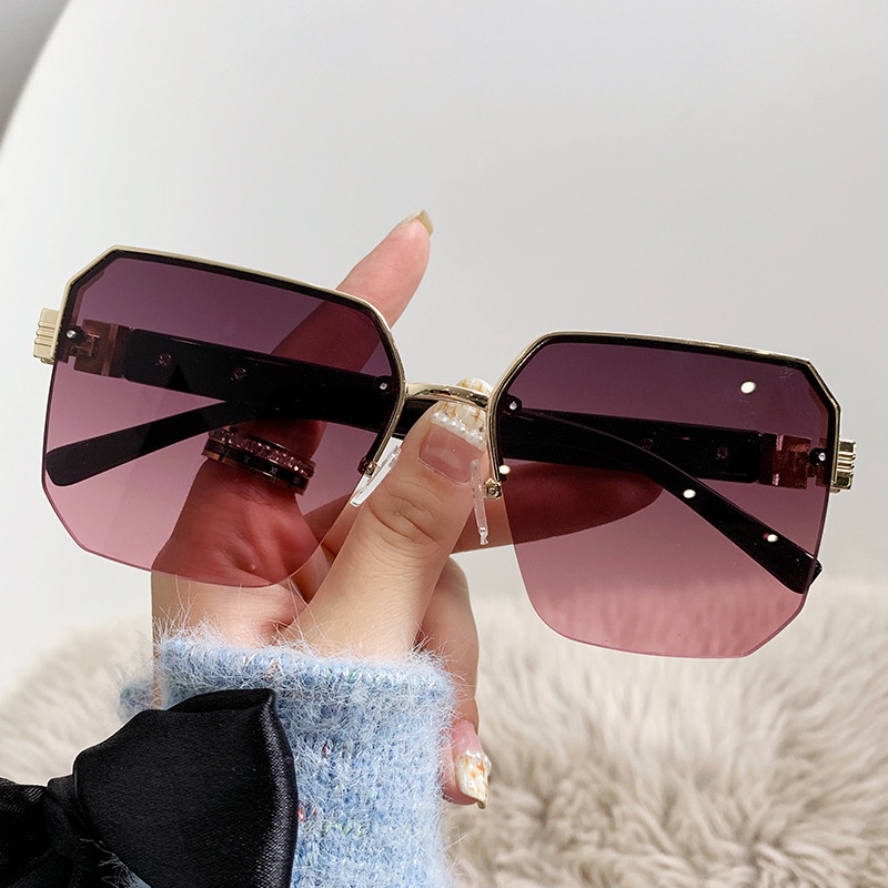 Kacamata Hitam Fashion Square Shades Untuk Wanita/Pria Eyewear