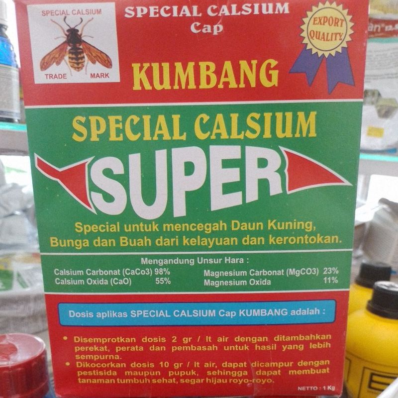 Calsium super cap Kumbang 1kg