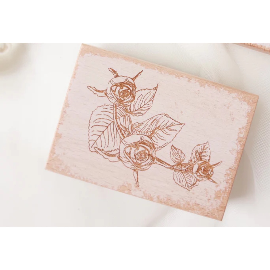 

Vintage Frame & Floral Wreath Rubber Stamps