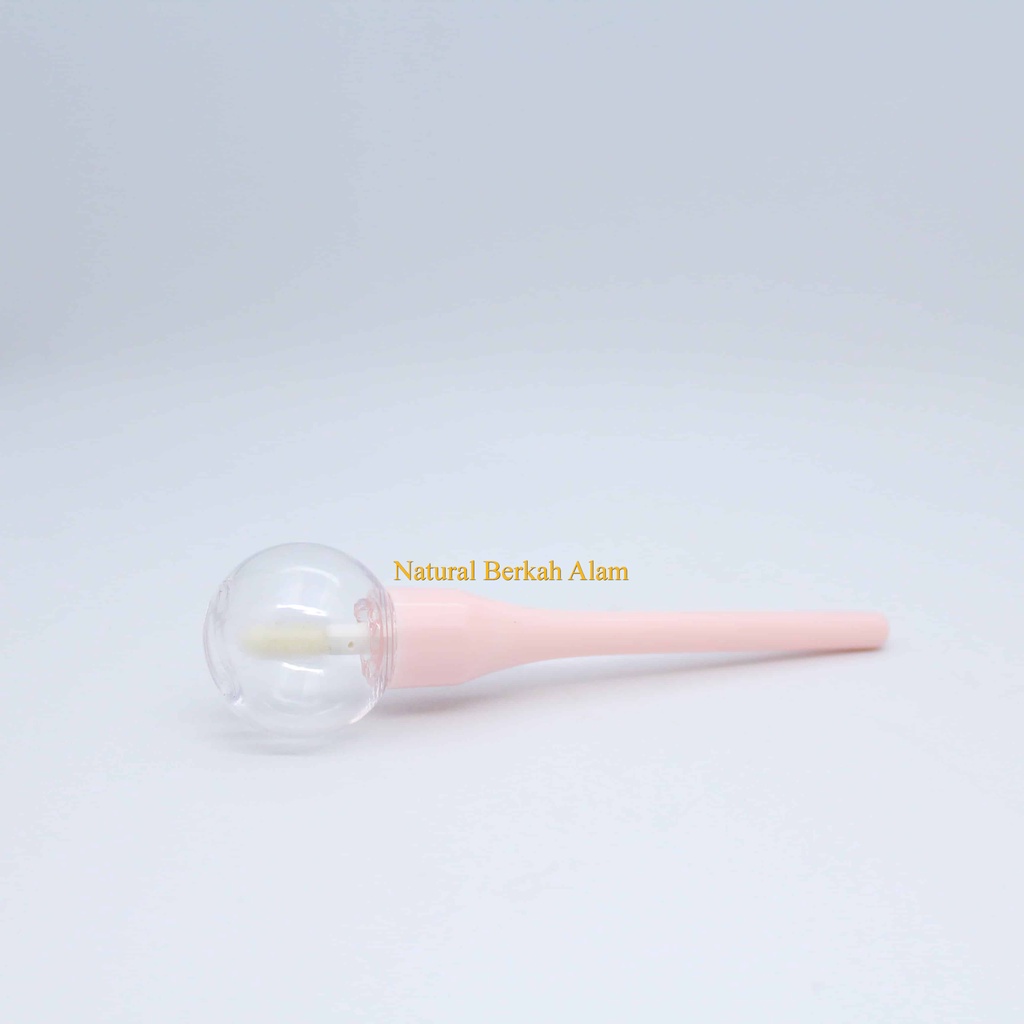 Lipcream Tube 6 Ml Lampu Natural Tutup Pink / Lipcream Plastik / Decorate Packaging / Lipcream Koson