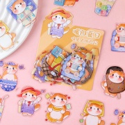 

Meow Meow Star Adventures Flake Stickers Set / stiker lucu / stiker kartun