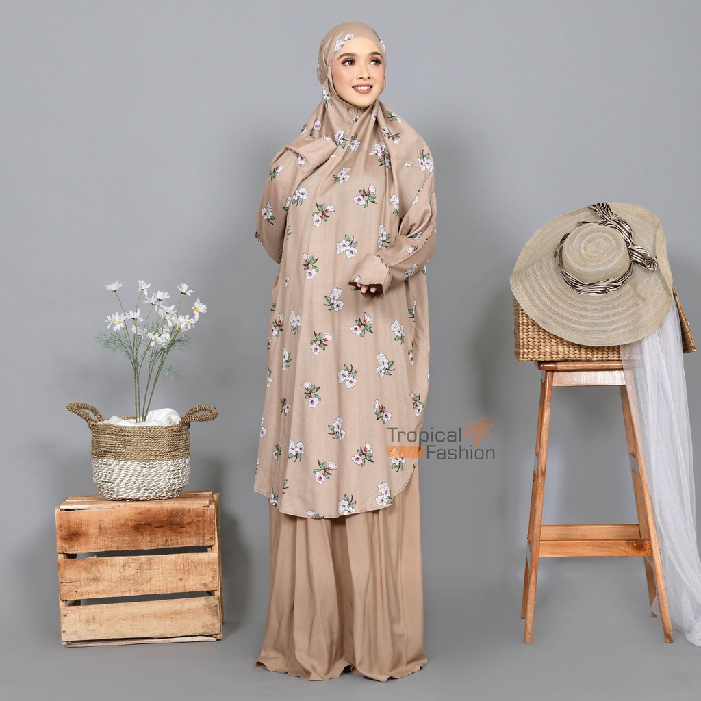 Mukena Bali HDM Cassandra  By Zahwa Bahan Rayon Janger Premium Termurah Kekinian