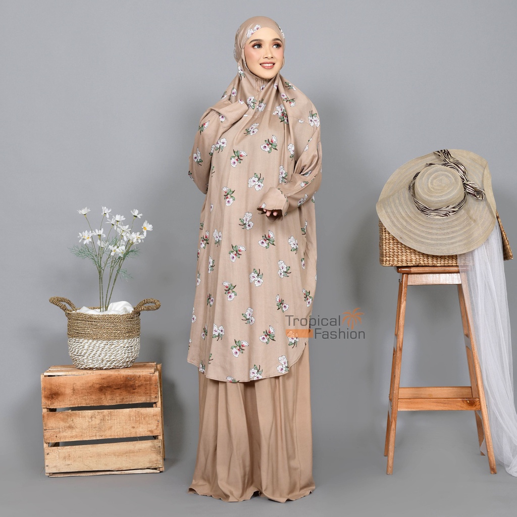 Mukena Bali HDM Cassandra  By Zahwa Bahan Rayon Janger Premium Termurah Kekinian