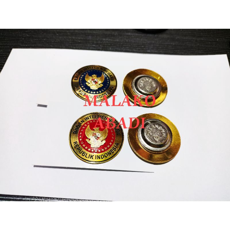 Pin dada BIN belakang Magnet ( 3,5 )