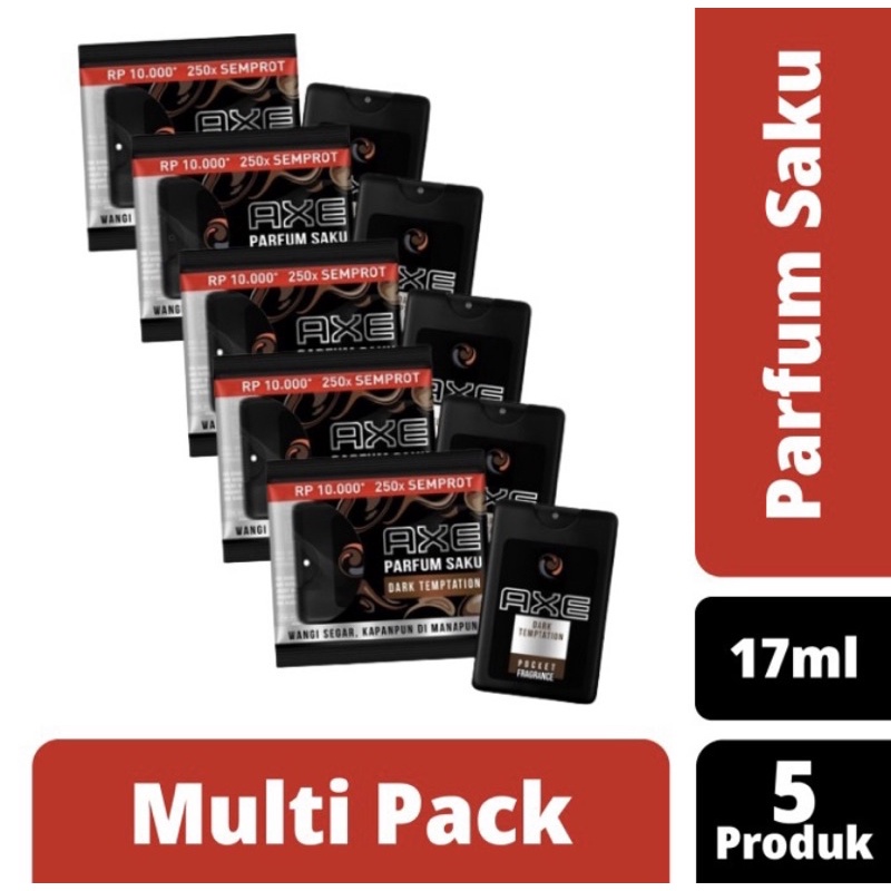 AXE PARFUM DARK/BLACK SAKU/POCKET ( 5 PCS )