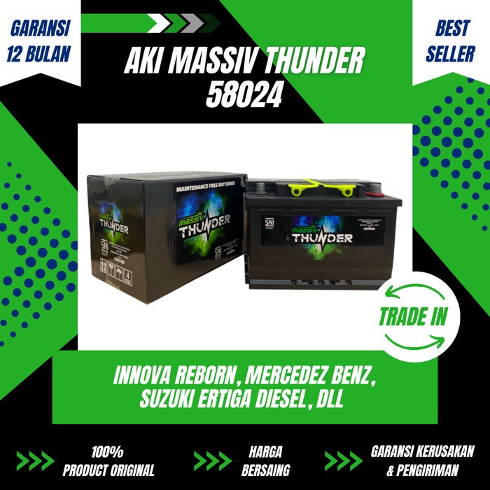 Aki Massiv Thunder 58024 MF - innova reborn Diesel