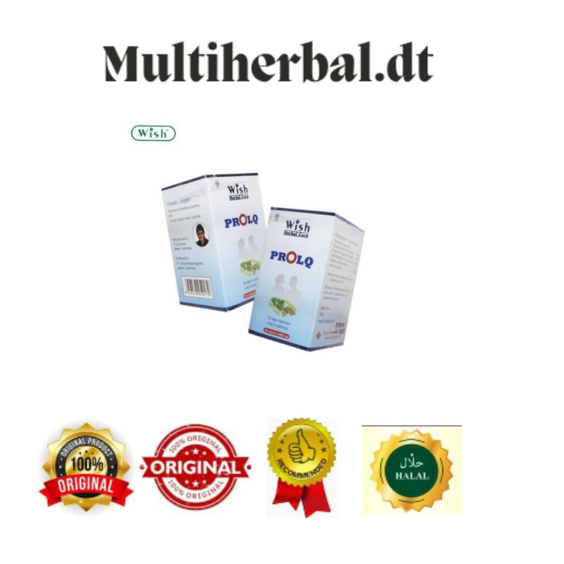 WISH PROLQ ASLI DR BOYKE 100% ORIGINAL - OBAT MULTIVITAMIN PRIA HERBAL