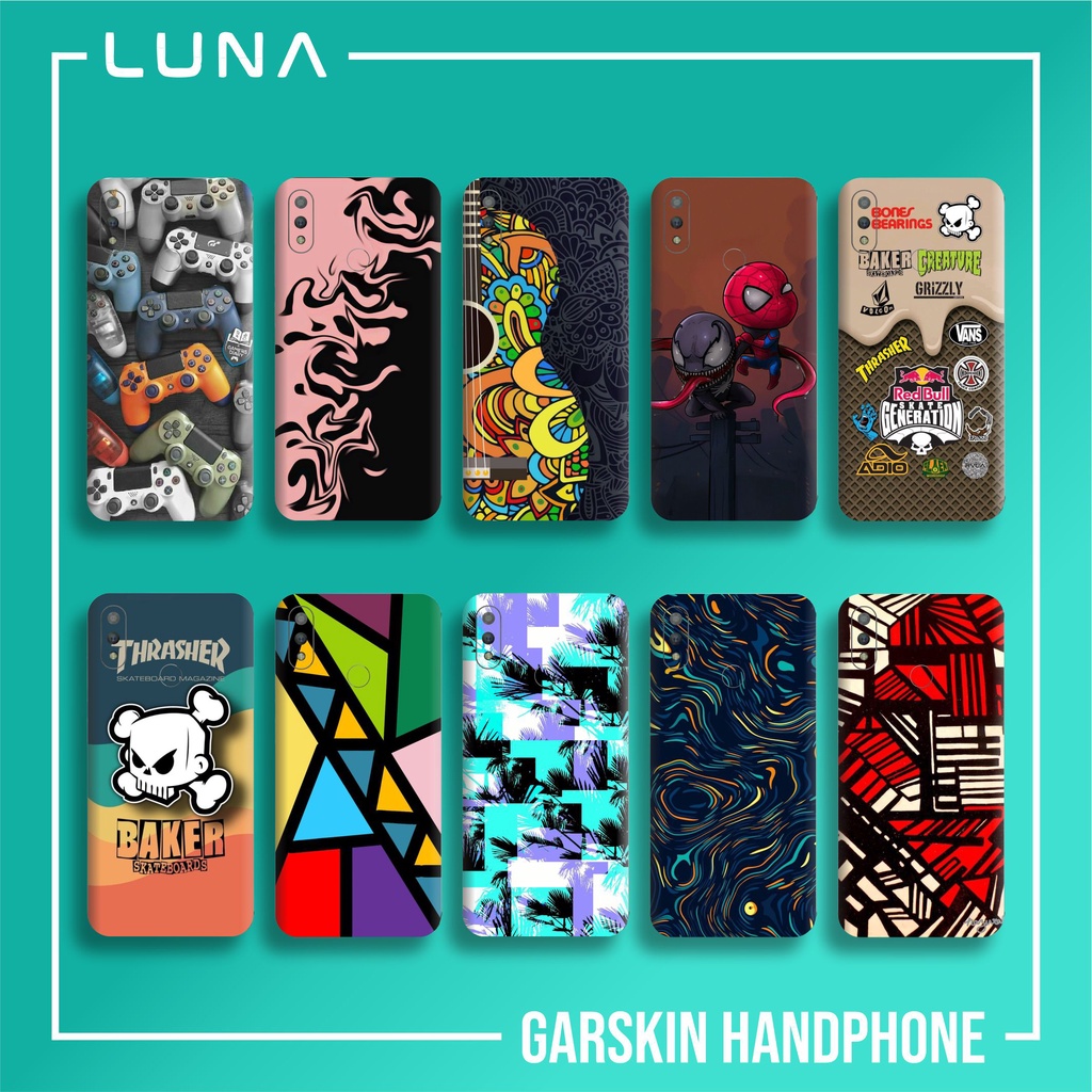 Garskin Maxdecal Premium Luna G62 XTREAM X PRO  - Stiker Handphone Free Desain Sendiri | Anti Gores 