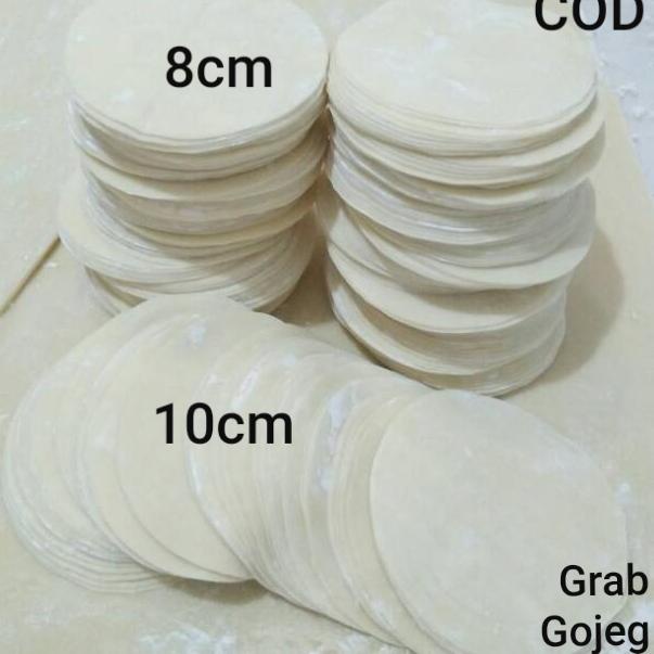 

12.12 ✨Promo✨ Kulit dimsum Gyoza Diameter 8cm/10cm tipis lentur Anti lengket tidak mudah sobek Tanpa Pengawet Halal murah grosir