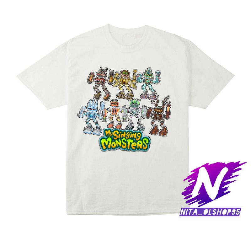 kaos anak baju anak mysinging monsters terbaru karakter