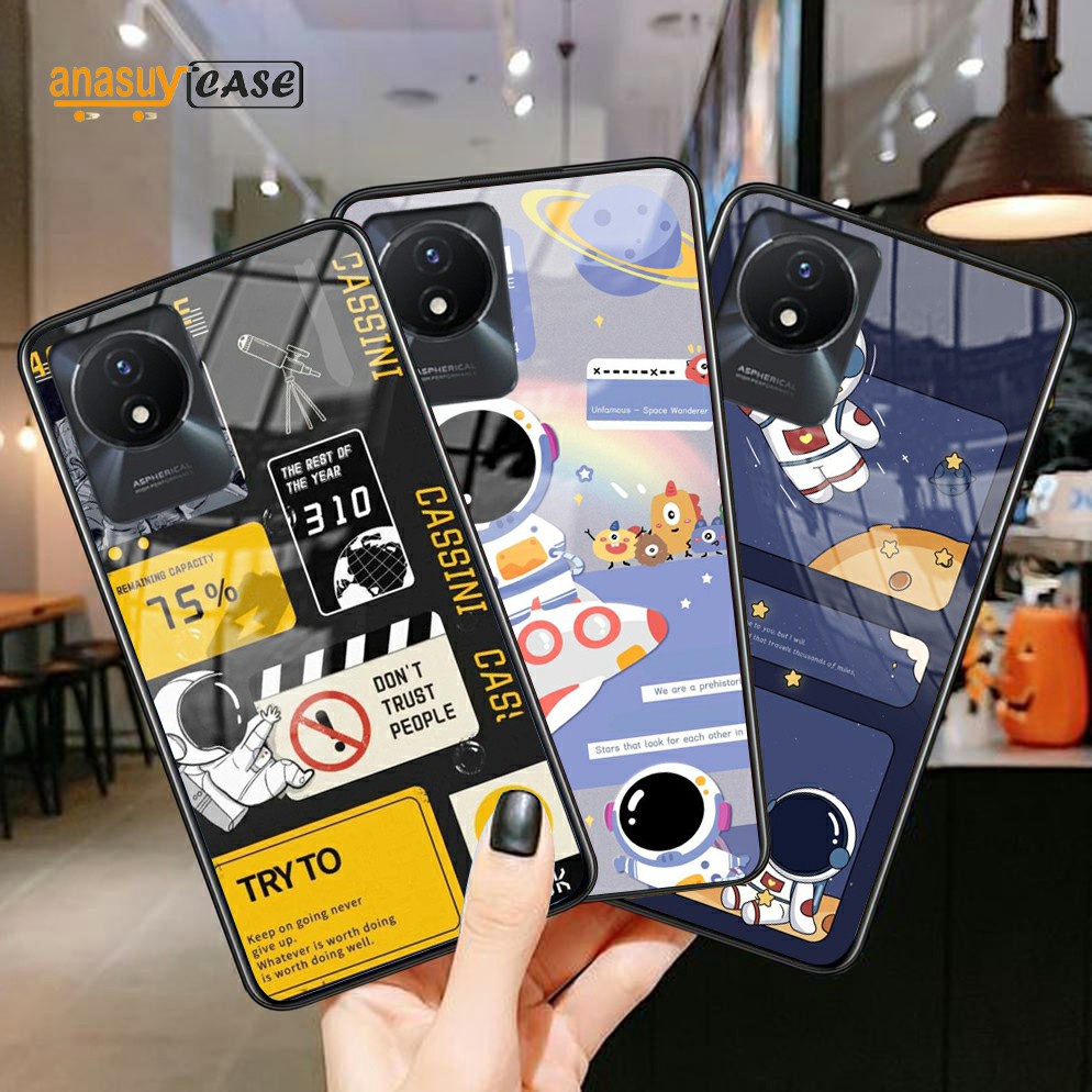 [SC214] Softcase Kaca VIVO Y02 2022 Terbaru - Case handphone VIVO Y02 2022 Terbaru - Kondom Hp VIVO 