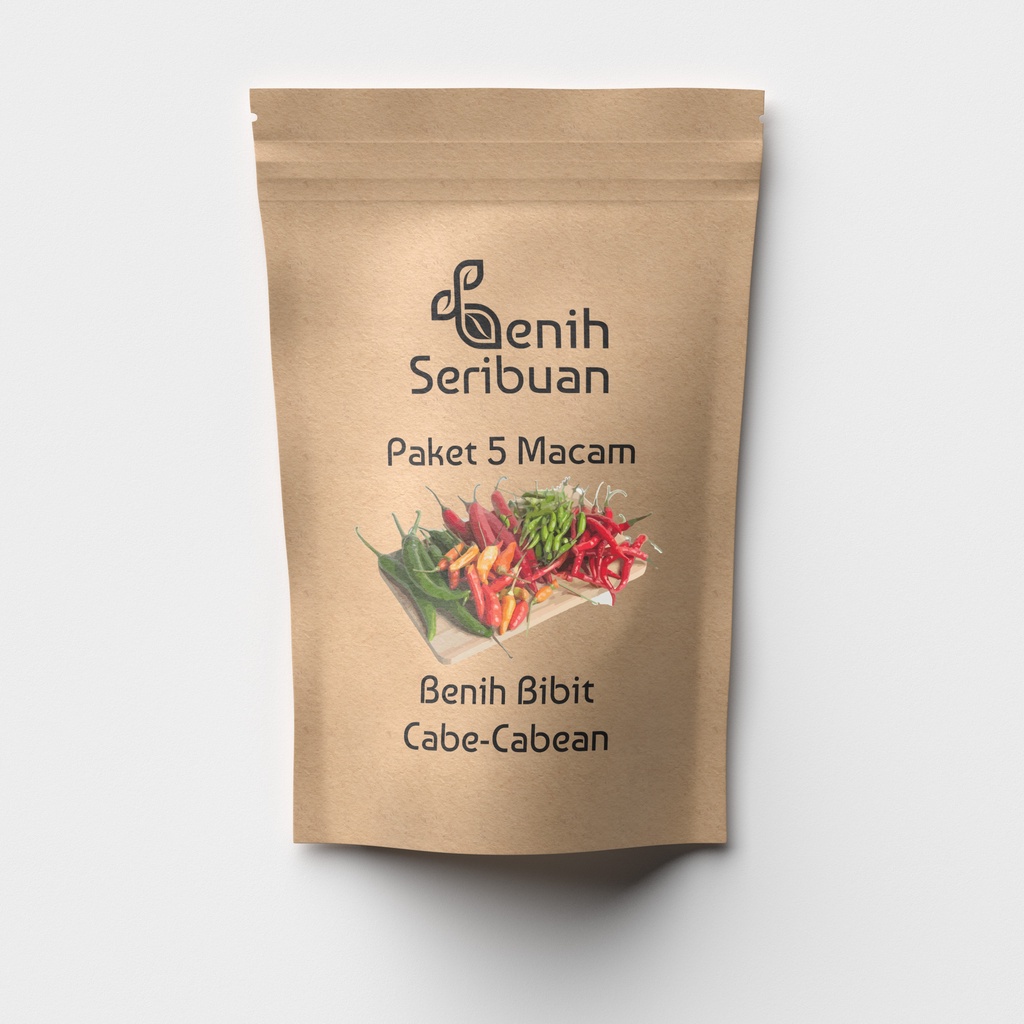 Benih Seribuan - Paket 5 Macam Bibit Cabe Konsumsi Rawit Unggul