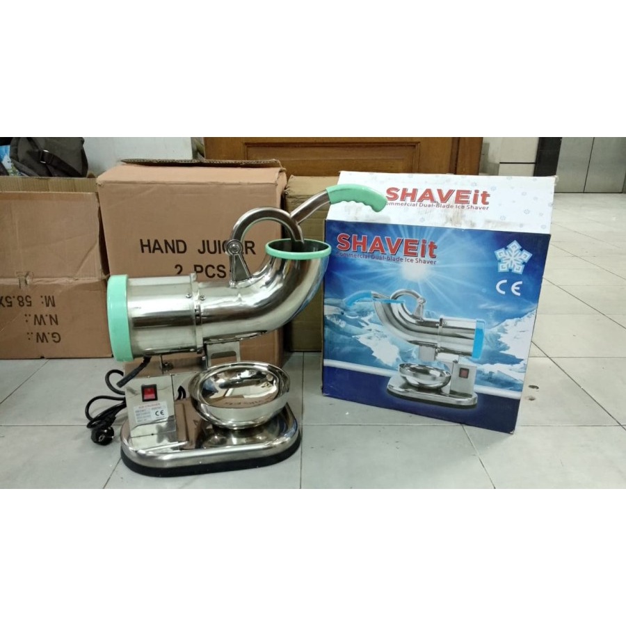 Mesin Serut Es Full Stainless / Ice Crusher 2 Pisau