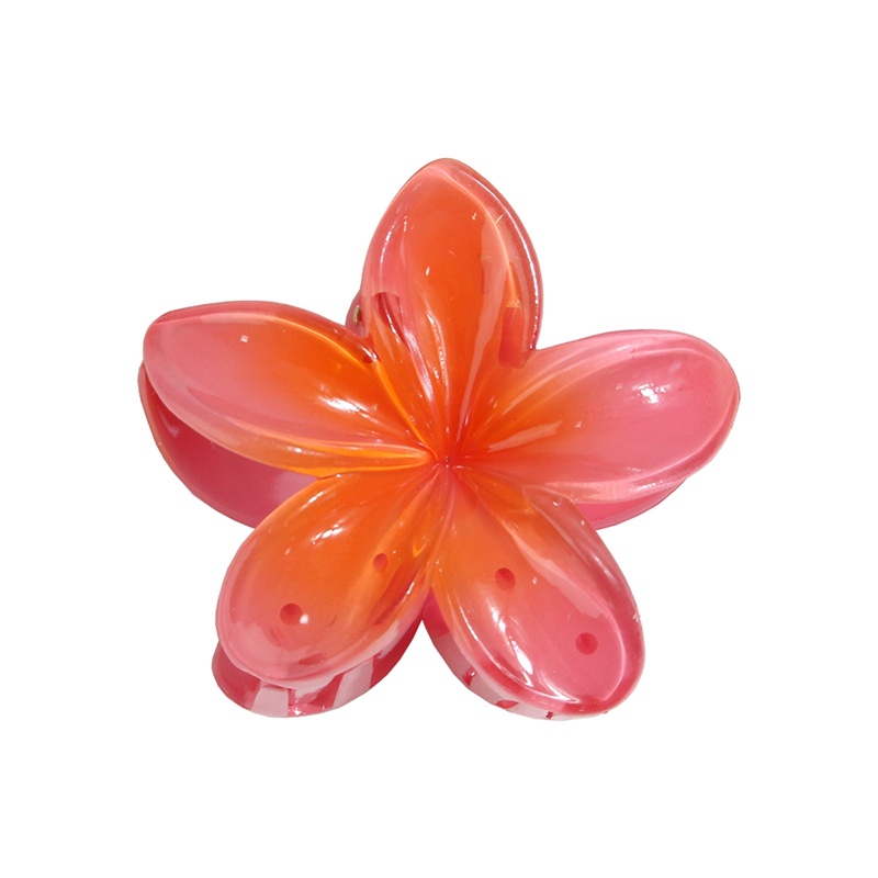 Jepit Rambut Bunga Gradasi Manis Cakar Rambut Untuk Wanita Perempuan Ponytail Holder Hiu Klip Hairclip Pantai Aksesoris Rambut