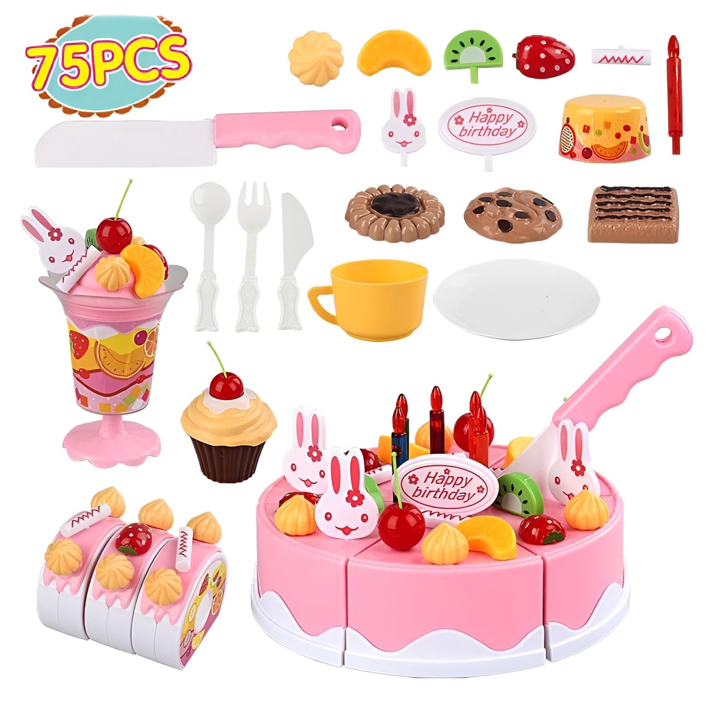 Fruit Cake | Mainan Kue Ulang Tahun Anak Perempuan Music | Kado Ulang Tahun Anak Perempuan Cewek