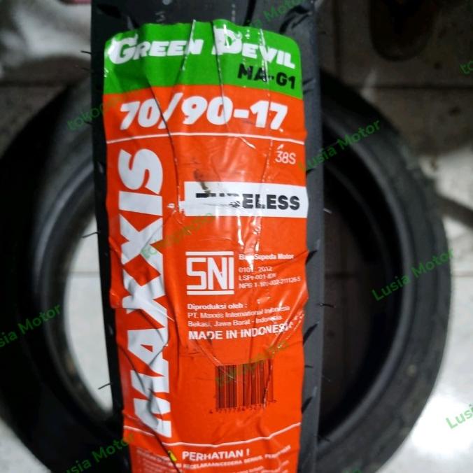 Ban Maxxis Green Devil 70/90-17 - Ban Tubeless Maxxis Green Devil
