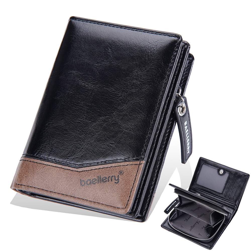 DOMPET LIPAT WANITA BAELLERRY KULIT HITAM DRASKO WA631B5 ORIGINAL BRANDED KOREA KARTU RESLETING UANG KOIN PREMIUM BATAM FASHION REMAJA KEKINIAN SIMPLE MURAH CEWEK
