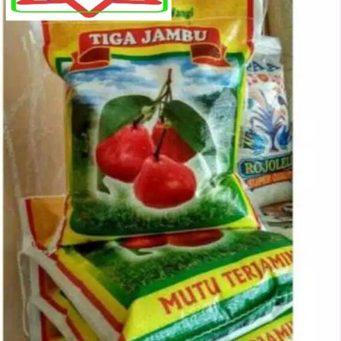 

♠ Beras merek tiga jambu 5kg[beras bulat] ♫