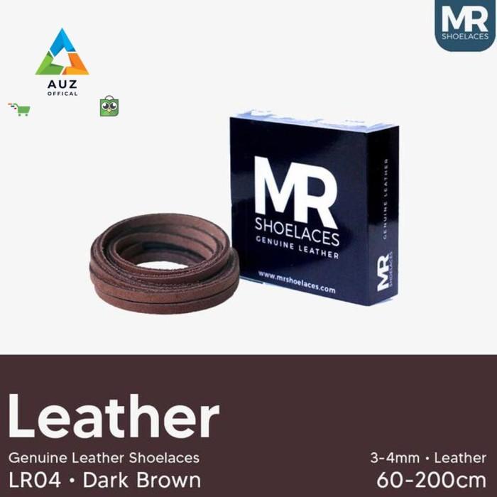 Auz Tali Sepatu Bahan Kulit Panjang 200Cm (Leather Shoelaces) Baru