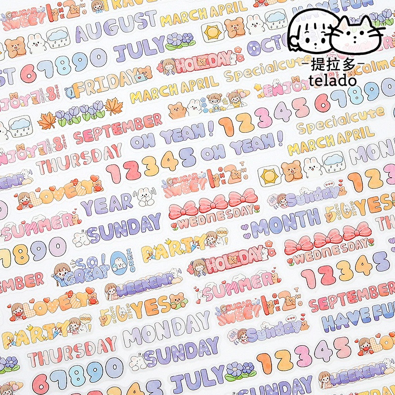 

HS - STICKER TRANSPARANT PET ALPHANUMERIC LUCU WARNA PASTEL UNTUK DEKORASI BUKU JOURNAL / JOURNALING / SCRAPBOOK / SCRAPING BOOK / MOTIF MOMO / KERTAS NOTE / CATATAN KECIL / TEMA KARTUN JEPANG LUCU KAWAII CUTE / STICKER DIARY LUCU / AESTHETIC