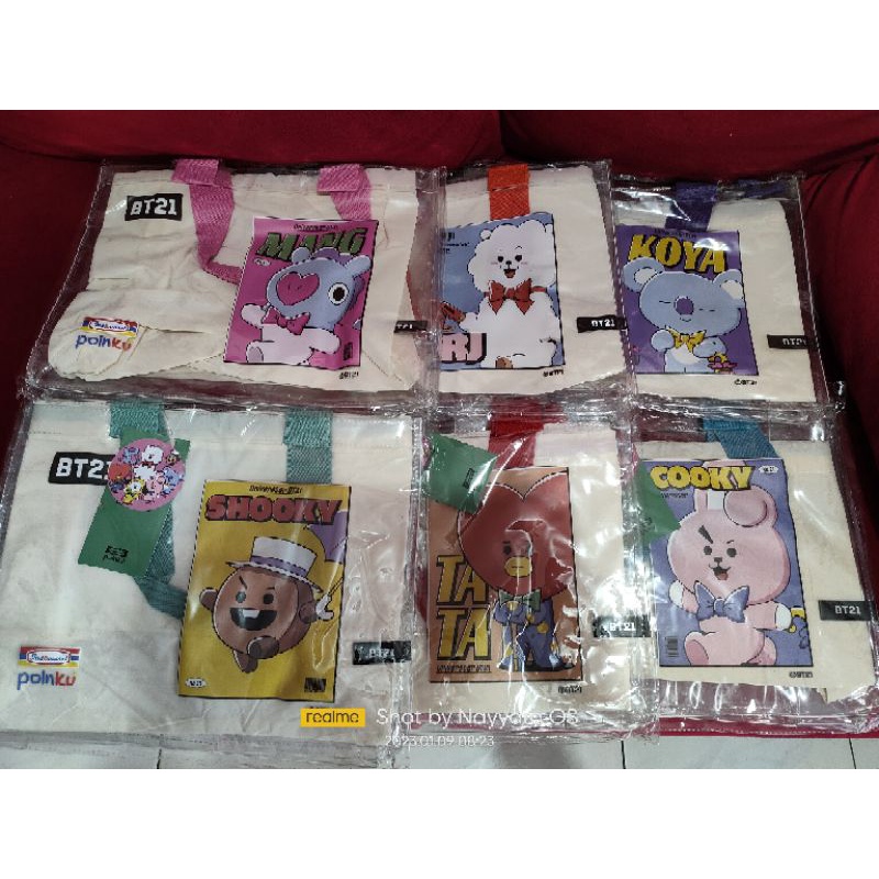 Tote bag bt21 x Indomaret