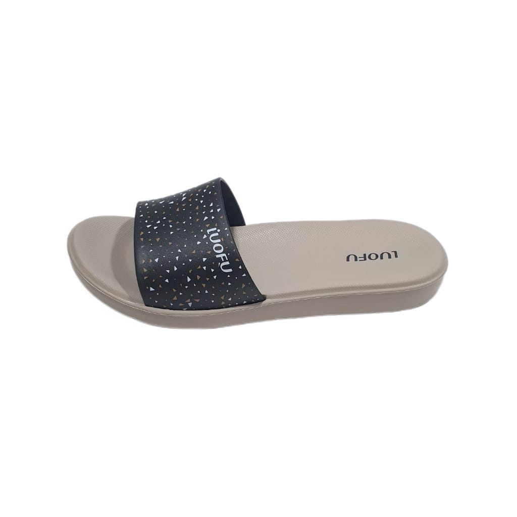 LUOFU ORIGINAL sandal karet empuk murah wanita selop sendal cewek import E7172SM-E140